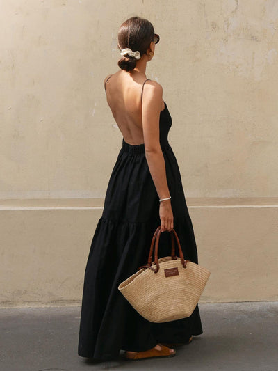Lou | Lässiges Rückenfreies Sommerkleid mit Dekolleté
