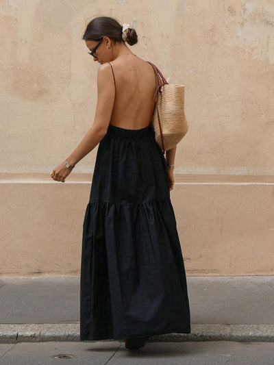 Lou | Lässiges Rückenfreies Sommerkleid mit Dekolleté