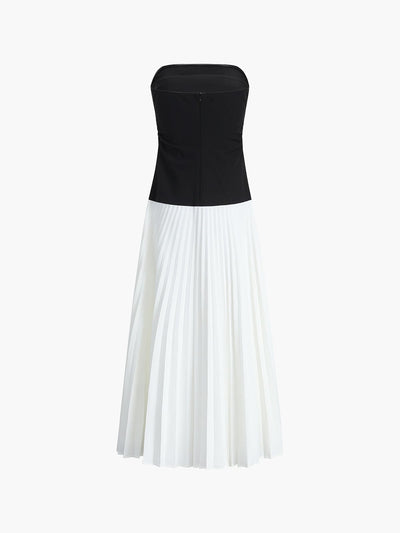 Elise | Stilvolles Bustier-Top & Fließender Maxi-Rock für einen edlen Look