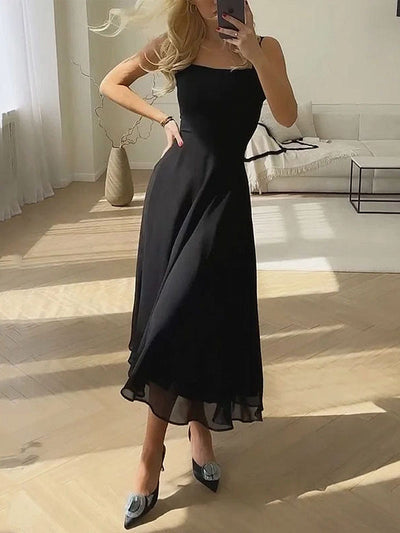 Marie | Elegantes A-Linie Midikleid – Zeitlose Raffinesse