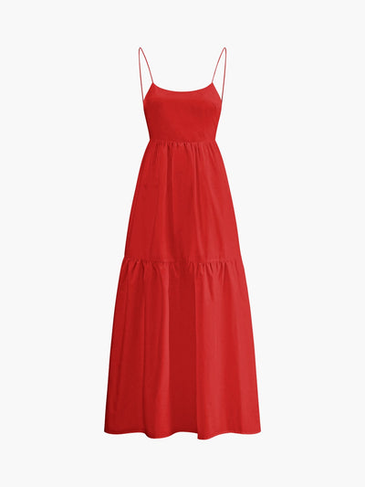 Lou | Lässiges Rückenfreies Sommerkleid mit Dekolleté