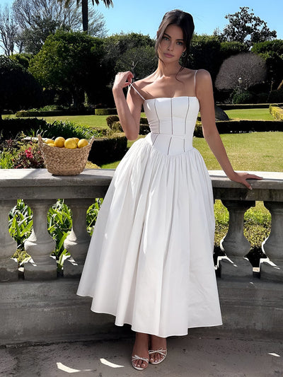 Abigail | Elegantes Midi-Sommerkleid für besondere Anlässe
