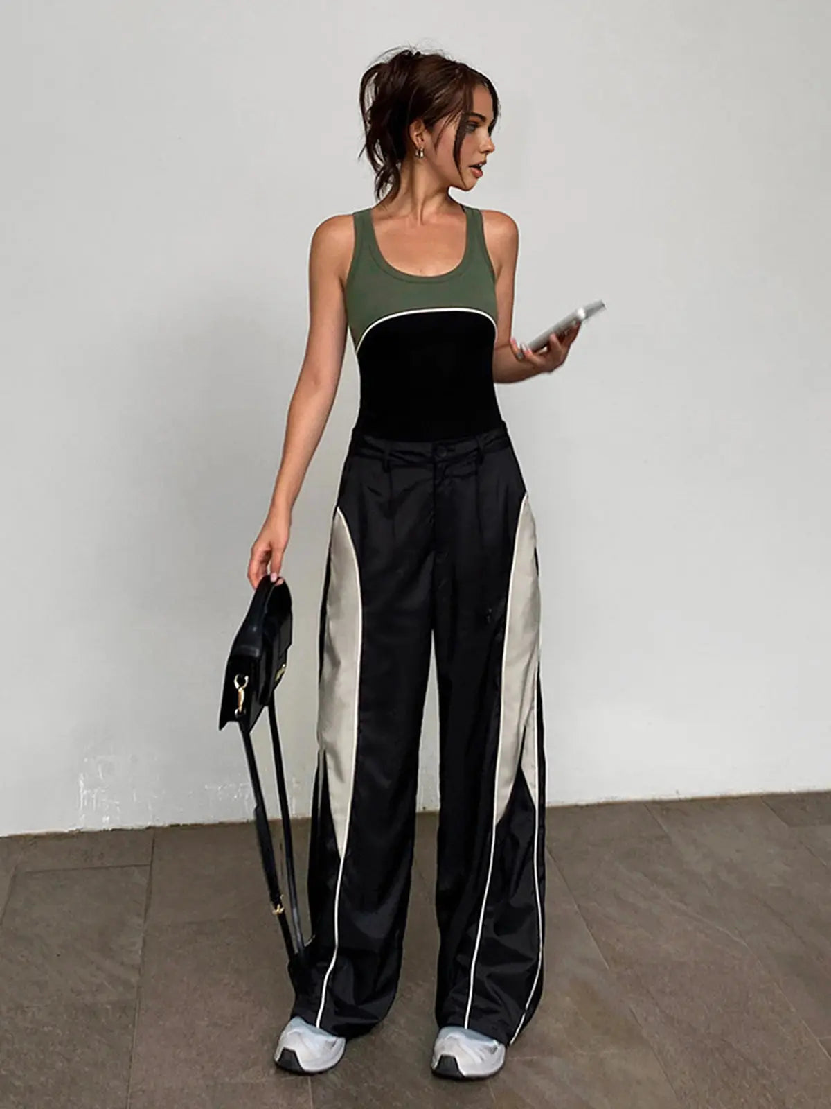 Viola | Baggy Patchworkhose mit Kordelzug Zendoo.de