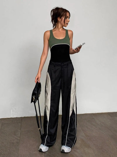 Viola | Baggy Patchworkhose mit Kordelzug Zendoo.de