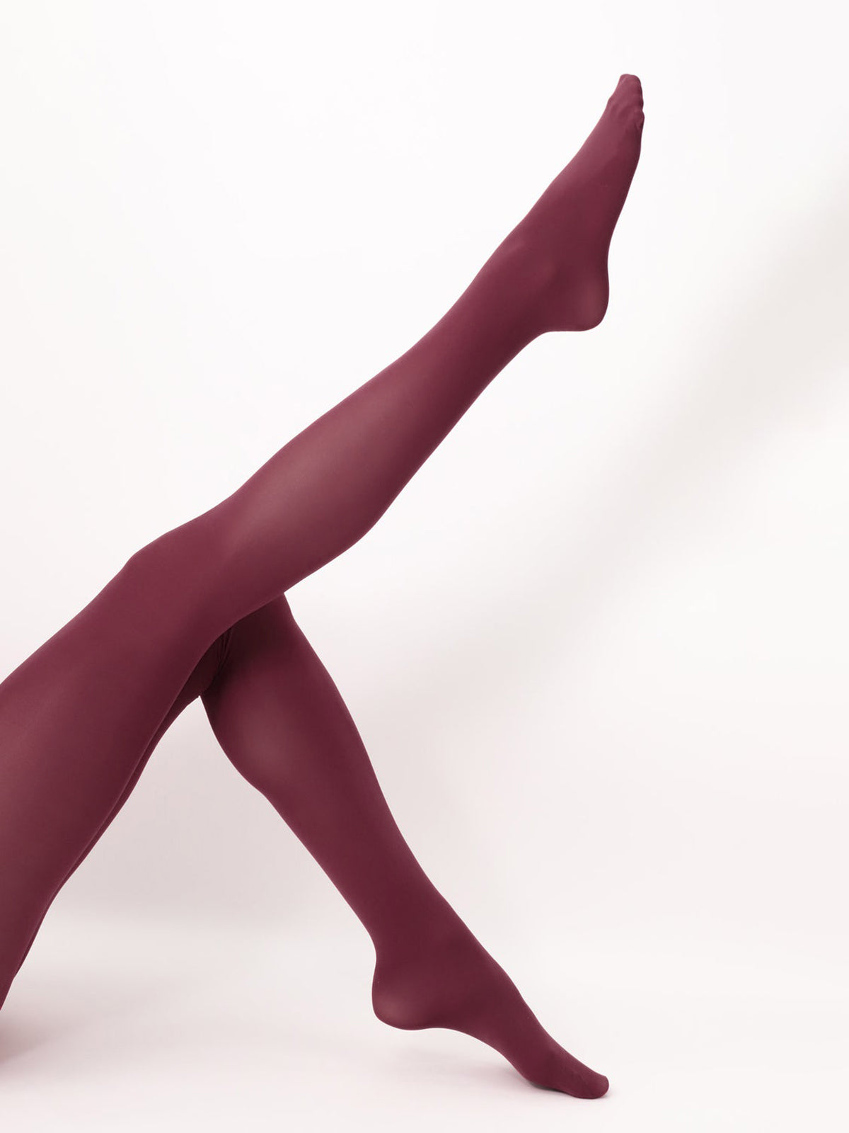 Elegante Bordeauxrote Strumpfhose – Stilvoll & Komfortabel