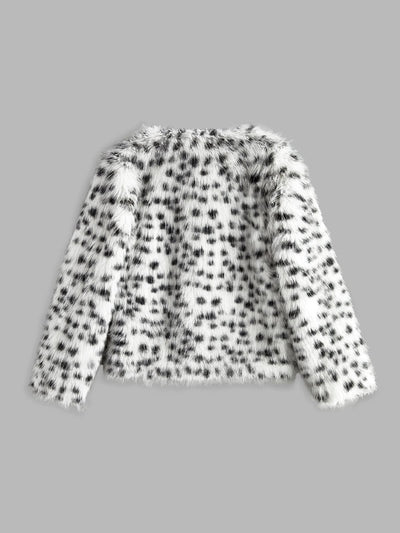 Stylische Kunstfelljacke mit Leopardenmuster – Trendig & Kuschelig