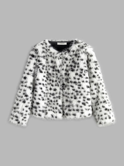 Stylische Kunstfelljacke mit Leopardenmuster – Trendig & Kuschelig