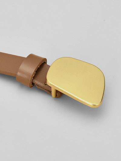 Tamara | Gürtel Mit Goldknopf