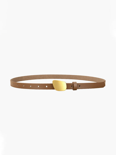 Tamara | Gürtel Mit Goldknopf