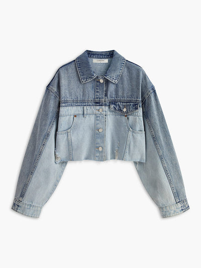 Mila | Cropped Jeansjacke – Der perfekte Mix aus Lässigkeit und Stil