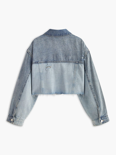 Mila | Cropped Jeansjacke – Der perfekte Mix aus Lässigkeit und Stil