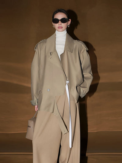 Elena | Oversized Trenchcoat – Zeitlose Eleganz trifft auf modernen Chic