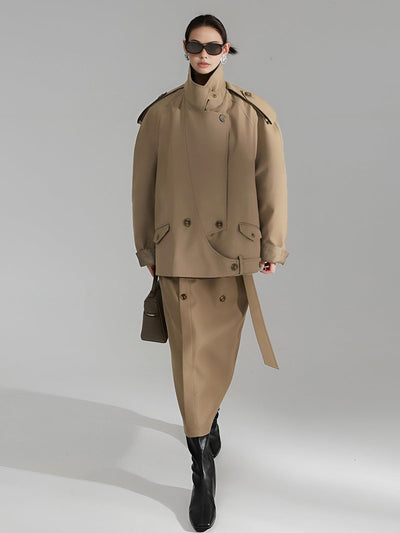 Elena | Oversized Trenchcoat – Zeitlose Eleganz trifft auf modernen Chic