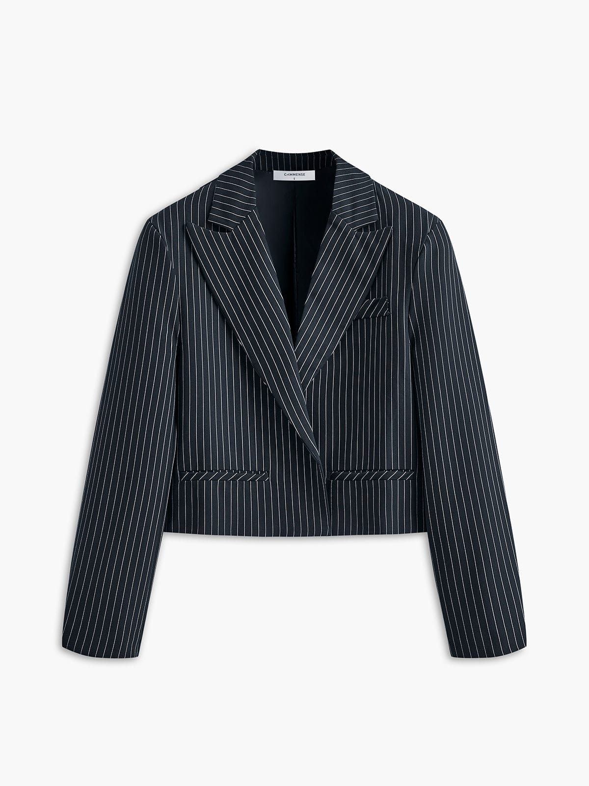 Katja | Stylisher Kurzer Gestreifter Blazer für Damen