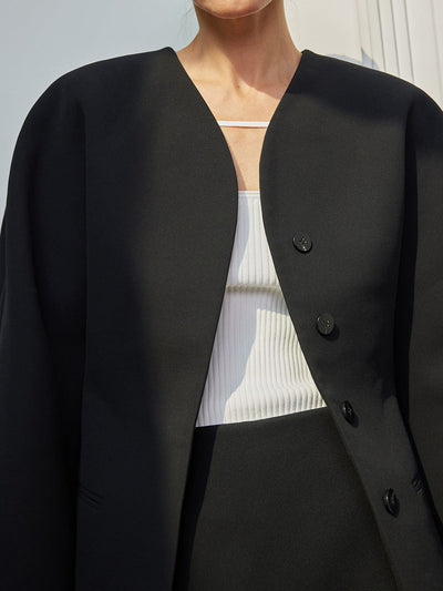 Sofie | Eleganter minimalistischer Knopfblazer