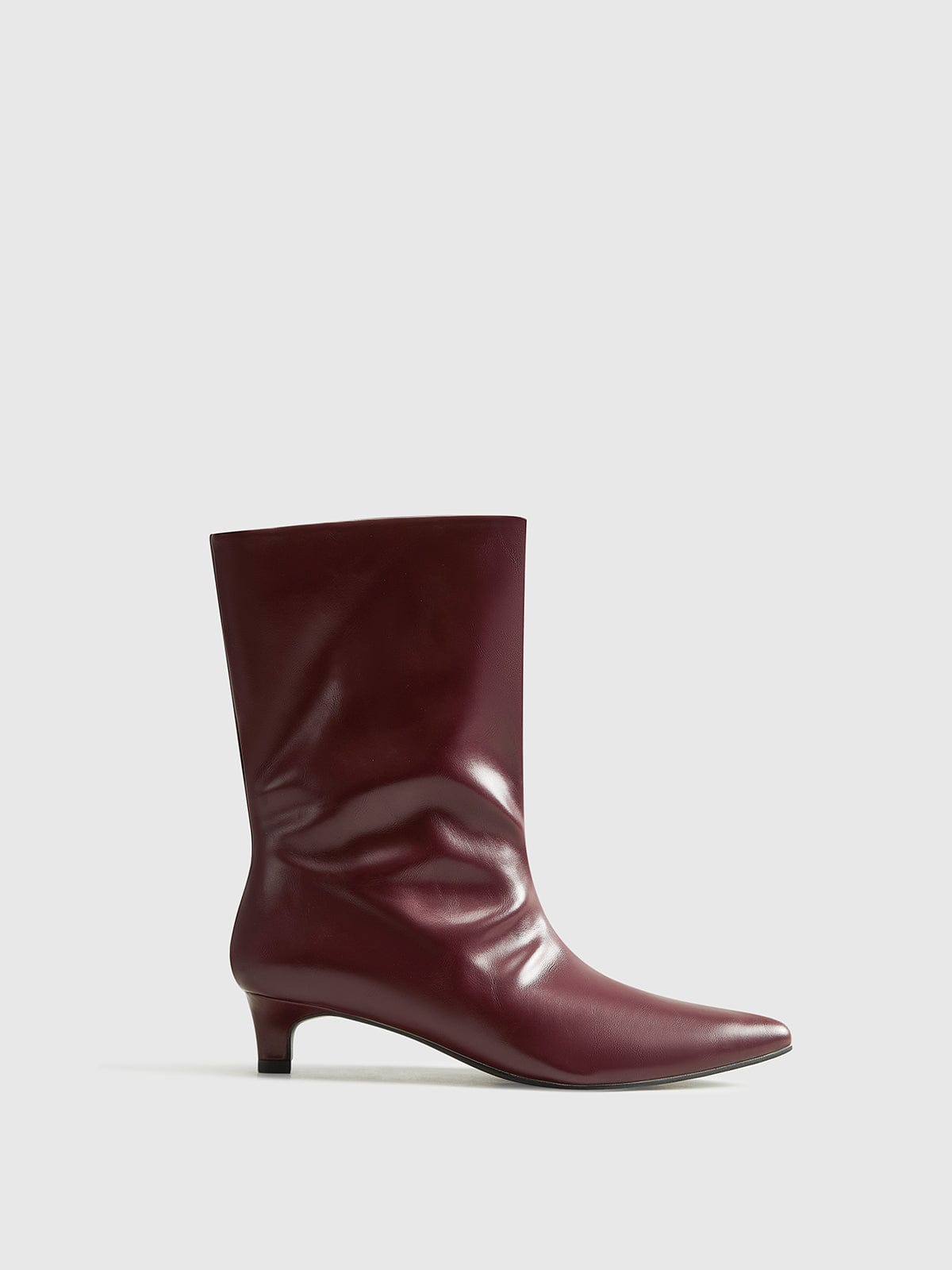 Elegante Stiefeletten in Bordeaux – Zeitlos & Stilvoll