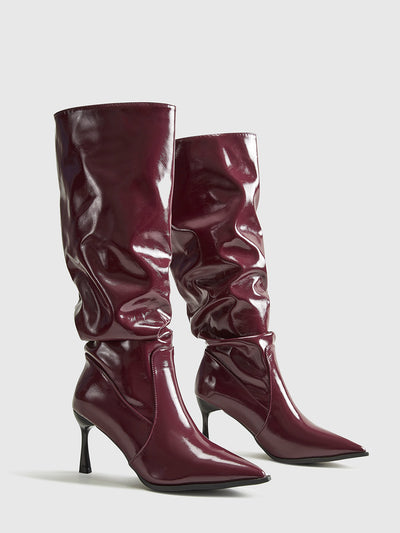 Pauline | High Heel Knie Stiefel