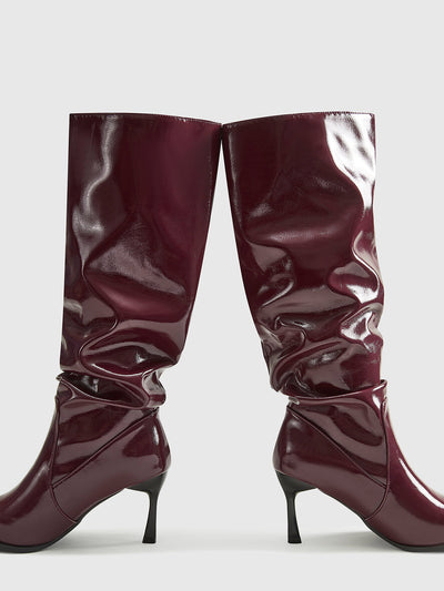 Pauline | High Heel Knie Stiefel