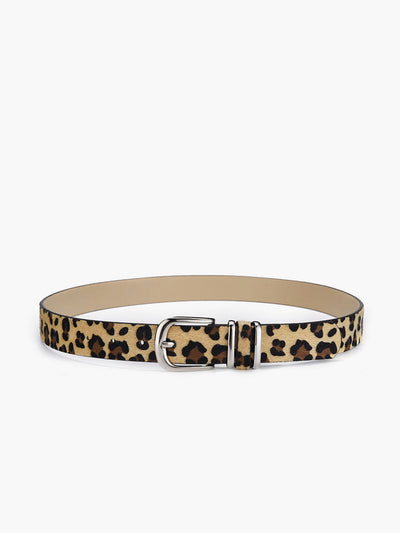 Leandra | Stilvolle Schnalle Leopard Print Gürtel