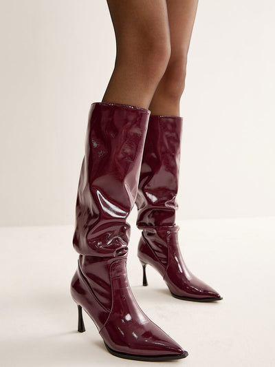 Pauline | High Heel Knie Stiefel