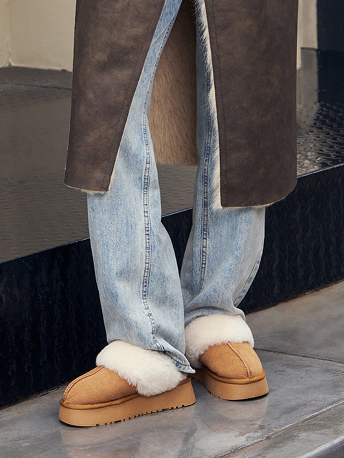 Chaussons à semelle épaisse