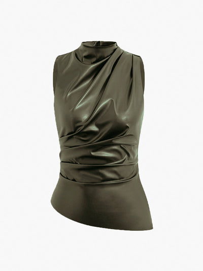 Marousha | Kunstleder Tanktop