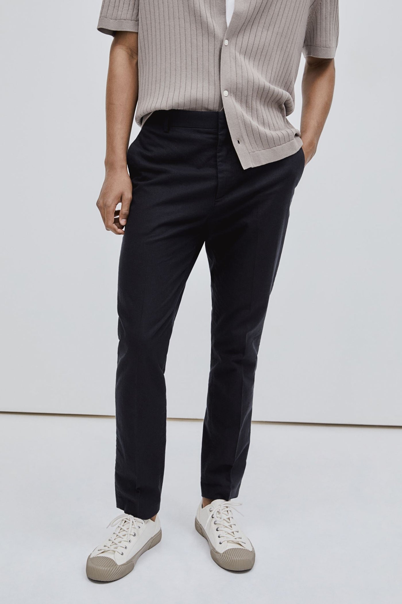 Herren-Anzughose mit Nadelstreifen – Eleganz im Old-Money-Stil