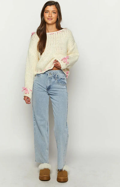 Bea | Creme Pullover Zendoo.de