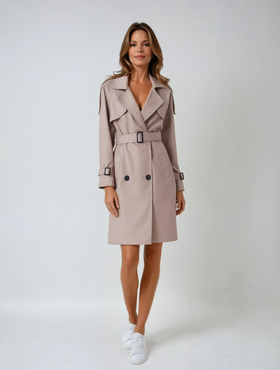 Molly | Eleganter schicker Trenchcoat traf Riem Zendoo.de