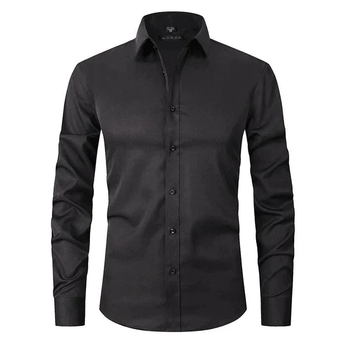 Braony | Klassisches Langarmh Herrenhemd mit modernem Slim-Fit