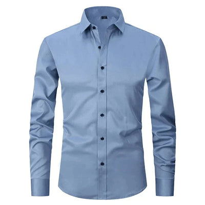Braony | Klassisches Langarmh Herrenhemd mit modernem Slim-Fit