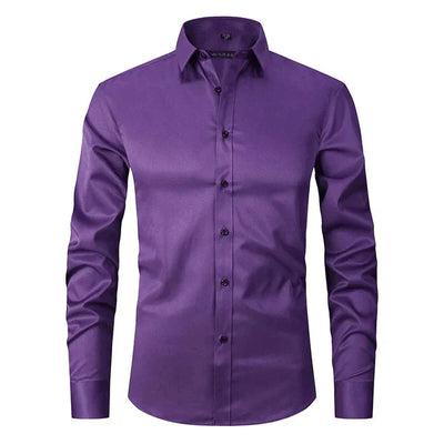 Braony | Klassisches Langarmh Herrenhemd mit modernem Slim-Fit