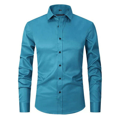 Braony | Klassisches Langarmh Herrenhemd mit modernem Slim-Fit