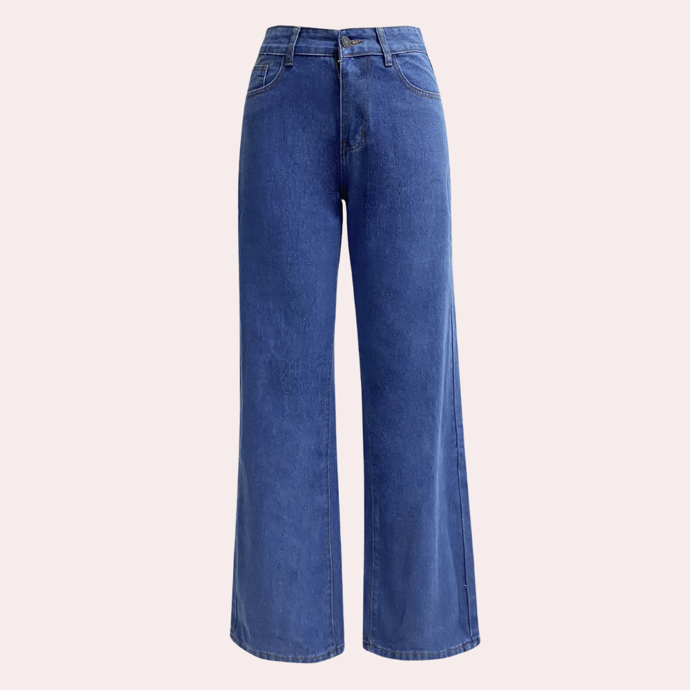Emma | High-Waist Straight-Leg Jeans
