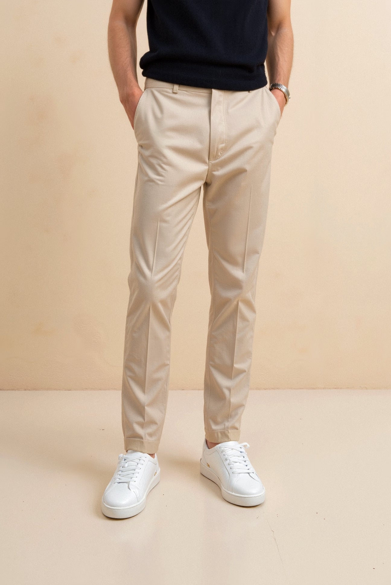 Minimalistische weiße Sneaker – Perfekt für jeden Anlass
