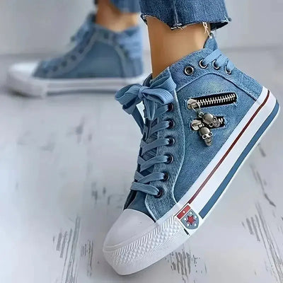 Gabriella | Trendige Schuhe im Denim-Look Zendoo.de