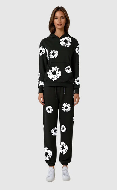 Blumen Tränen | Eleganter Tracksuit – Stilvolles Design für Komfort und Bewegungsfreiheit Zendoo.de