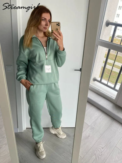 Johanna | Sportlicher Trainingsanzug mit Reißverschluss