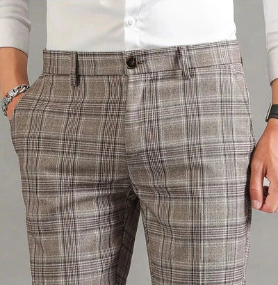 Niklas | Karierte Herrenhose  Atmungsaktiver Komfort perfekte Passform