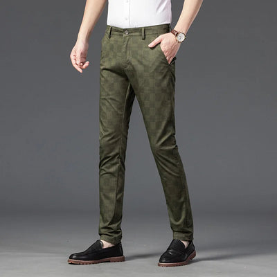 Richard | Herren Maßgeschneiderte Karierten Hosen Elegante Slim Fit Hose