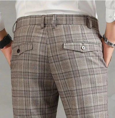 Niklas | Karierte Herrenhose  Atmungsaktiver Komfort perfekte Passform