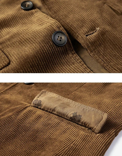 Austin | Cord-Blazer für Herren – Klassische Eleganz in Braun
