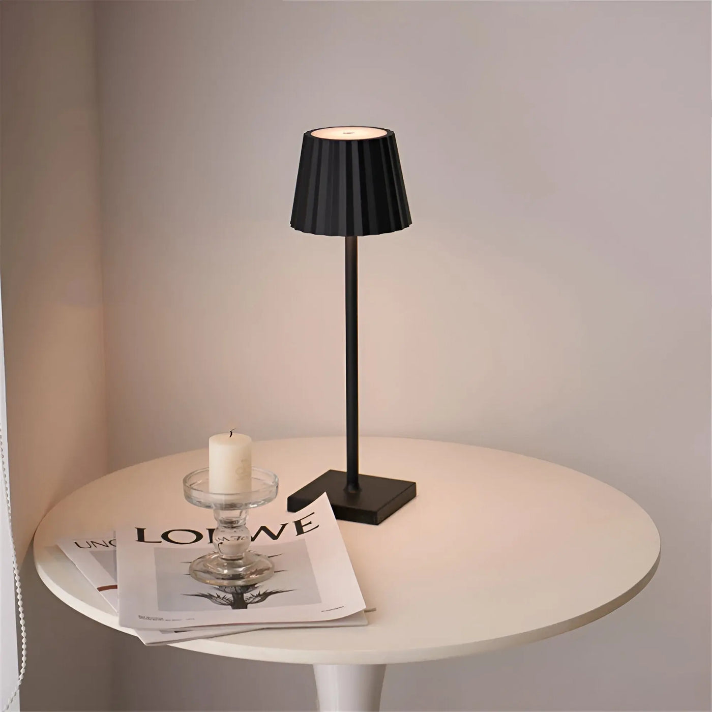 Zendoo | Dimmbare, wiederaufladbare, kabellose LED-Tischlampe Zendoo.de