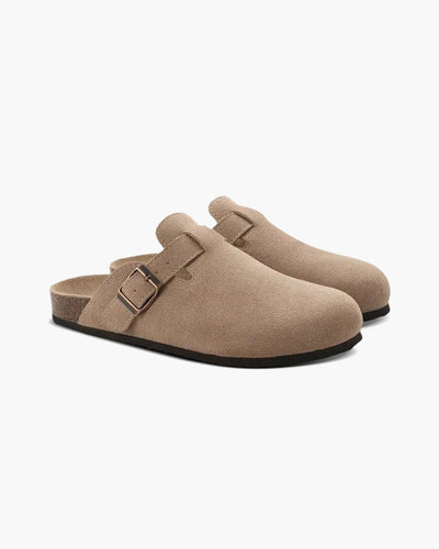 Luke | Bequemer Herren-Clog aus Wildleder mit ergonomischem Fußbett
