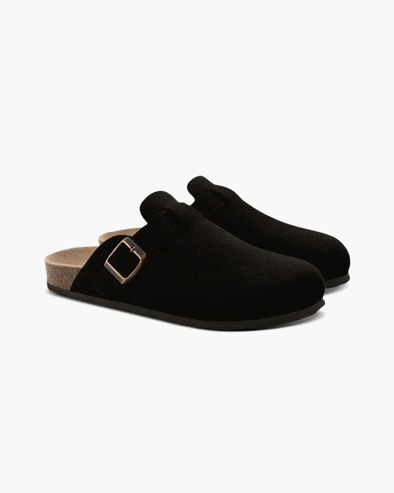 Luke | Bequemer Herren-Clog aus Wildleder mit ergonomischem Fußbett
