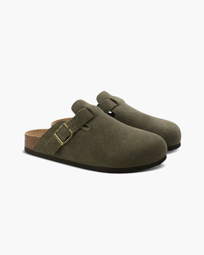 Luke | Bequemer Herren-Clog aus Wildleder mit ergonomischem Fußbett