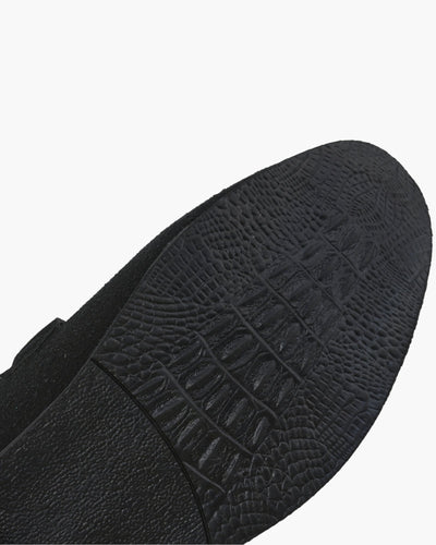 Elias | Lässig Herren-Loafer aus Wildleder mit edlem Metall-Detail