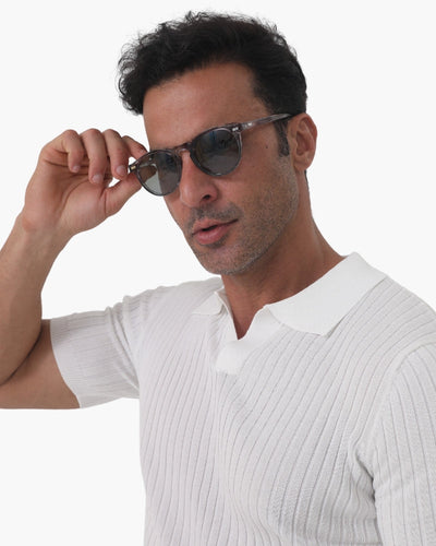 Ezekiel | Polarisiert Runde Sonnenbrille für Männer mit UV-Schutz