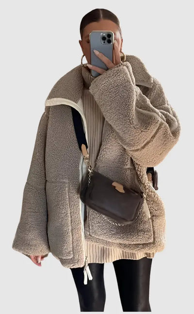Jenny | Teddy Jacke Oversized Zendoo.de