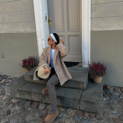 Ilyse | Geflochtene Mini-Tasche aus Wildleder